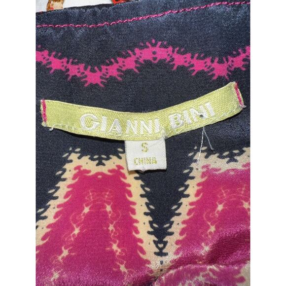 Gianni Bini Dress Boho Macramé Neckline Exposed Back Zipper--Women's SM - Picture 9 of 13